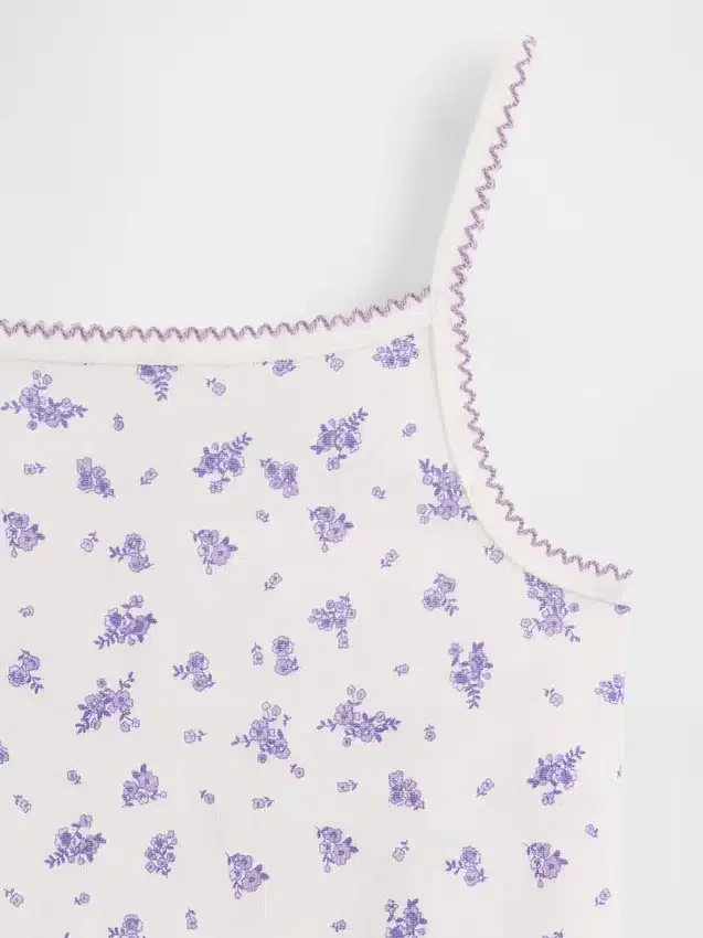 Pyjamasett for barn i økologisk børstet bomull med topp og Shorts