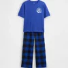 Pyjamasett for barn i resirkulert materiale