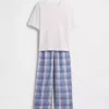 Pyjamasett for barn i resirkulert materiale