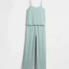 Pyjamasett for barn i resirkulert pointelle-strikk