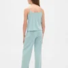 Pyjamasett for barn i resirkulert pointelle-strikk