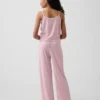 Pyjamasett for barn i resirkulert pointelle-strikk