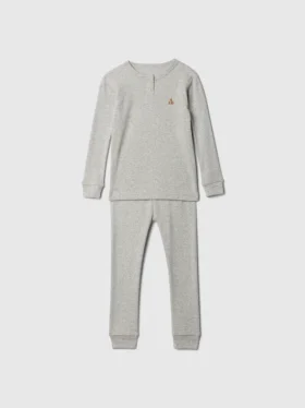 Pyjamasett i økologisk børstet bomull for Baby og Småbarn