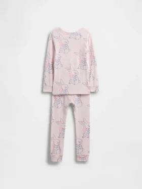 Pyjamasett i økologisk børstet bomull for Baby og Småbarn