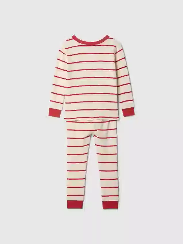 Pyjamasett i økologisk børstet bomull for Baby og Småbarn