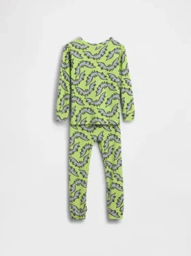 Pyjamasett i økologisk børstet bomull for Baby og Småbarn