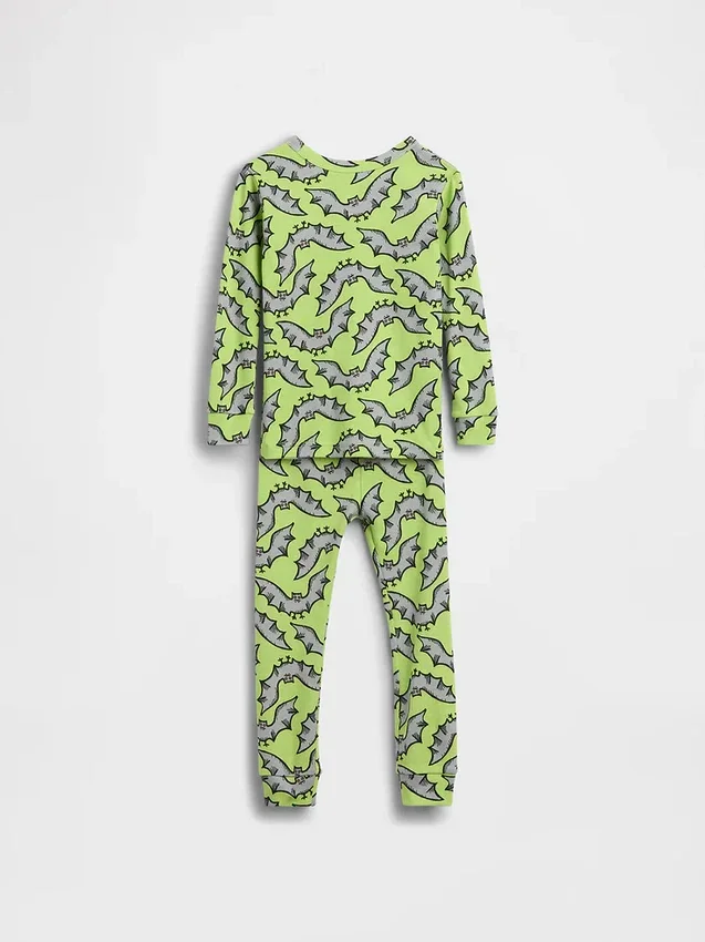 Pyjamasett i økologisk børstet bomull for Baby og Småbarn