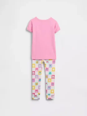 Pyjamasett i økologisk børstet bomull for Baby og Småbarn: «Gabby’s Dollhouse»