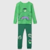 Pyjamasett i økologisk børstet bomull fra Marvel for Baby og Småbarn