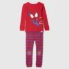 Pyjamasett i økologisk børstet bomull fra Marvel for Baby og Småbarn