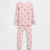 Pyjamasett i økologisk børstet bomull fra Sesame Street for Baby og Småbarn