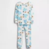 Pyjamasett i økologisk børstet bomull fra Sesame Street for Baby og Småbarn