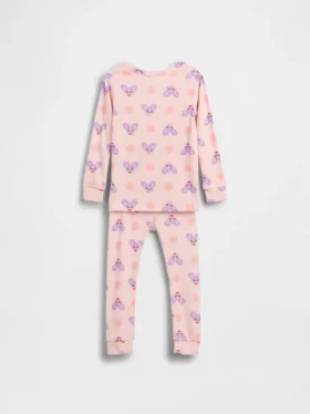 Pyjamasett i økologisk børstet bomull fra Sesame Street for Baby og Småbarn