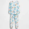 Pyjamasett i økologisk børstet bomull fra Sesame Street for Baby og Småbarn