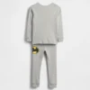 Pyjamasett i økologisk børstet bomull med Batman-motiv for Baby og Småbarn