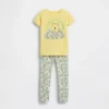 Pyjamasett i økologisk børstet bomull med Winnie the Pooh-motiv for Baby og Småbarn