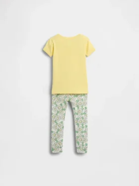 Pyjamasett i økologisk børstet bomull med Winnie the Pooh-motiv for Baby og Småbarn