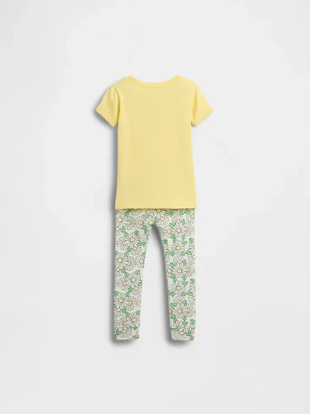 Pyjamasett i økologisk børstet bomull med Winnie the Pooh-motiv for Baby og Småbarn