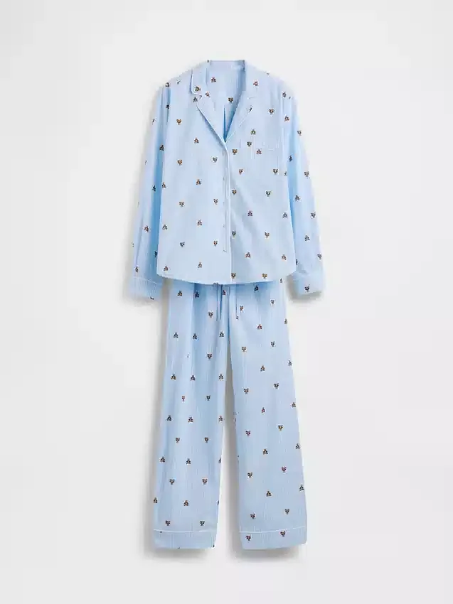 Pyjamasett i poplin