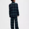 Pyjamasett i resirkulert flanell for barn