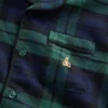 Pyjamasett i resirkulert flanell for barn