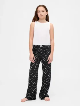 Pyjamasett med gjenvunnet tank-top for barn