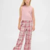 Pyjamasett med gjenvunnet tank-top for barn