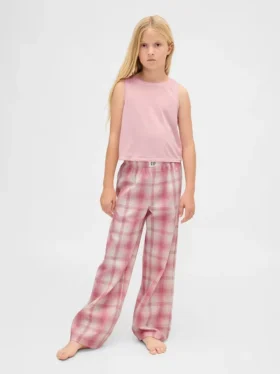 Pyjamasett med gjenvunnet tank-top for barn