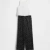 Pyjamasett med gjenvunnet tank-top for barn