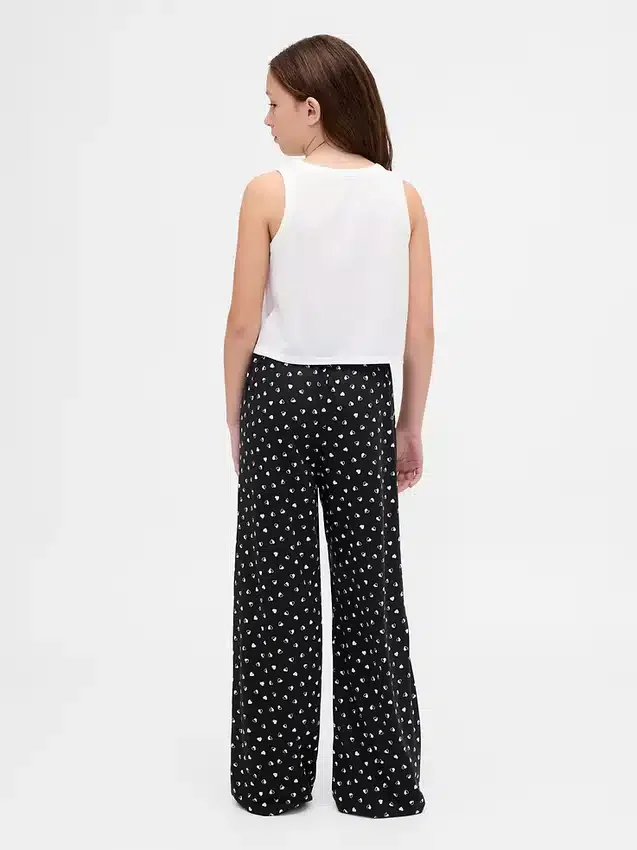 Pyjamasett med gjenvunnet tank-top for barn