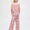 Pyjamasett med gjenvunnet tank-top for barn