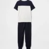 Pyjamasett med joggebukse i resirkulert materiale for barn