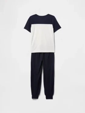 Pyjamasett med joggebukse i resirkulert materiale for barn