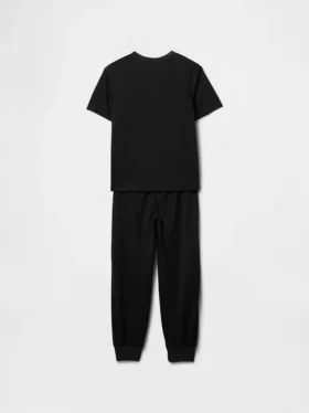 Pyjamasett med joggebukse i resirkulert materiale for barn