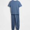 Pyjamasett med joggebukse i resirkulert materiale for barn