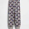 Pyjamasjoggebukse for barn med resirkulert fotballogo