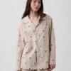 Pyjamaskjorte i poplin
