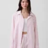 Pyjamaskjorte i poplin