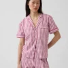 Pyjamaskjorte i poplin