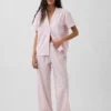 Pyjamaskjorte i poplin