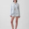 Pyjamaskjorte i poplin