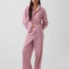 Pyjamaskjorte i poplin