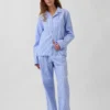Pyjamaskjorte i poplin
