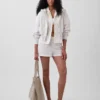 Pyjamaskjorte i poplin