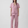 Pyjamaskjorte i poplin