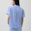 Pyjamaskjorte i poplin