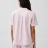 Pyjamaskjorte i poplin