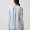 Pyjamaskjorte i poplin
