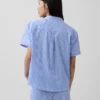 Pyjamaskjorte i poplin
