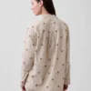 Pyjamaskjorte i poplin